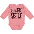 thumbnail image 3 of Inktastic i'm the awesome big sister Girls Long Sleeve Baby Bodysuit, 3 of 5
