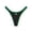 F1-Black291, variant on Women's Brazil Flag Embroidered Trimmed Underwear Thong Panties High‑Cut Stretch Cheeky G‑String Briefs