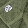 thumbnail image 4 of Luxury Hotel & Spa Quality Collection Highly Absorbent, Quick Dry 100% Turkish Cotton 700 GSM, Eco Friendly Towel, for Bathroom, Gym and Kitchen Soft Towel Set (Moss, Bath Towels - Set of 2), 4 of 4
