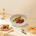 thumbnail image 3 of Miumaeov 4.8L/162.33oz Frying Pot Nonstick Frying Pot Skillet Kitchen Cooking Pot with Lid & Spatula, 3 of 22