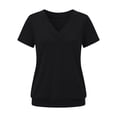 thumbnail image 3 of MAIHAN Women Tee Shirts Half Sleeve Summer Tees Soft Basic Tees Summer T Shirt Spring Clothes Trendy Outfit, 3 of 3