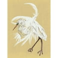 thumbnail image 2 of Wang, Melissa 25x32 Black Ornate Wood Framed with Double Matting Museum Art Print Titled - Heron Plumage VI, 2 of 4