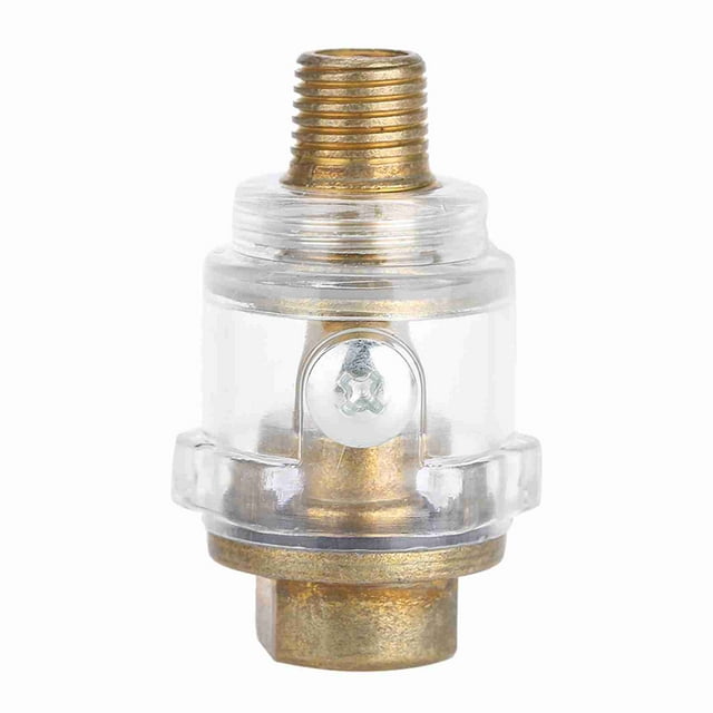 Mini lubricador de aceite para herramientas neumáticas en línea BSP de 1/4" con compresor y tubería de lubricación automática
