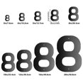 thumbnail image 3 of Wall Hangs Decor,6 Inch Metal House Number Metal Letters House Address Number House Numbers For Outside Mailbox Numbers For Outside Black Modern Metal Numbers And Letters, 3 of 7