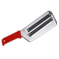 thumbnail image 2 of Cortador de verduras de metal de mano, cortador manual de doble rebanada, rallador de cocina para Rojo, 2 of 7