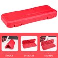 thumbnail image 4 of FUTUREORYY Plastic Tool Box Caliper Organizing Box Red for Workshop 1Pack, 4 of 7