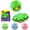 Green, variant on Flat Ball Disc Toy, 2-in-1 Transforming Bouncing Ball with Colorful LED Lights, Pop-Up Flying Disc for Indoor and Outdoor Games