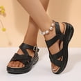 thumbnail image 7 of Pennysue Women Air Cushioned Walking Sandals Comfortable Ankle Strap Support Casual Daily Dress Sandals Platform Shoes, 7 of 7