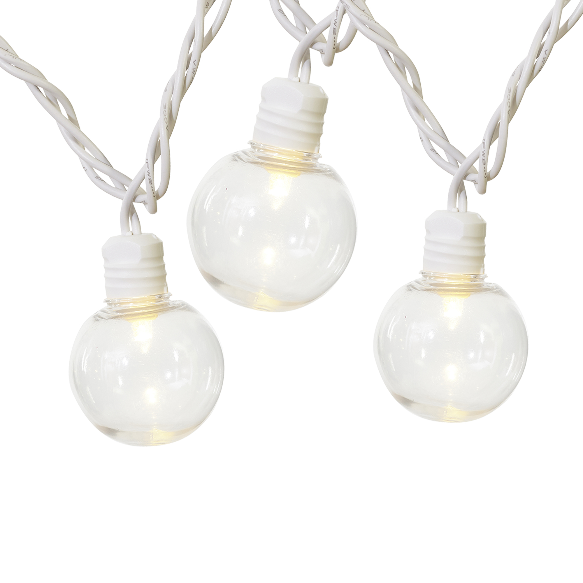 Mainstays LED G40 Globe String Lights, Warm White, 20-Count, 12 Feet photo 1