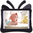 thumbnail image 5 of iPad 6th Generation Case for Kids, iPad 9.7 inch Case, Light Weight Shockproof EVA Foam Protective Tablet Stand Cover Holder for Apple iPad Air/Air 2 iPad 9.7 2017/2018 - Cute Butterfly,Black, 5 of 13