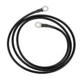 thumbnail image 1 of 1 Pc Cable Inversor de Batería 10 AWG Gauge 4FT 5/16" Lug Cable de Batería Universal para Automóvil Vehículo Barco RV Solar Cobre Estañado Negro, 1 of 7