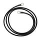 thumbnail image 1 of 1 Pc Cable Inversor de Batería 10 AWG Gauge 4FT 5/16" Lug Cable de Batería Universal para Automóvil Vehículo Barco RV Solar Cobre Estañado Negro, 1 of 7