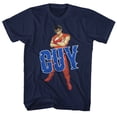 thumbnail image 1 of Final Fight Guy Navy Adult T-Shirt, 1 of 1