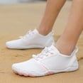 thumbnail image 5 of lnmuld Men Women Barefoot Shoes, Breathable Mesh Shoes for Water Yoga Fitness Hiking Color:Pink,Size:8, 5 of 8