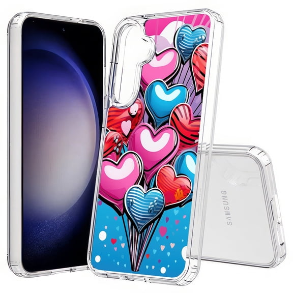 TalkingCase Slim Fit Phone Case Compatible for Samsung Galaxy S25  Plus(Not S25/ S25 Ultra), Valentine Pop Love 2 Print, Lightweight,Flexible, USA Print