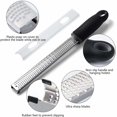 thumbnail image 1 of Cribun Râpe à Fromage Zester de Citron, Râpes à Main Fines Chocolat, Parmesan, Noix de Coco, Agrumes, Citron Vert, Gadgets et Outils de Cuisine en Acier Inoxydable, Lavable au Lave-Vaisselle, 1 of 5