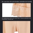 thumbnail image 5 of Womens Breathable Anti-Chafing Lace Slip Shorts for Under Dresses Underwear Boyshorts Panties Under Skirts Safety Pant, 5 of 9