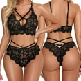 thumbnail image 2 of Lencería sexy de estilo europeo y estadounidense, ropa interior de encaje dividido para mujer, 2 of 6
