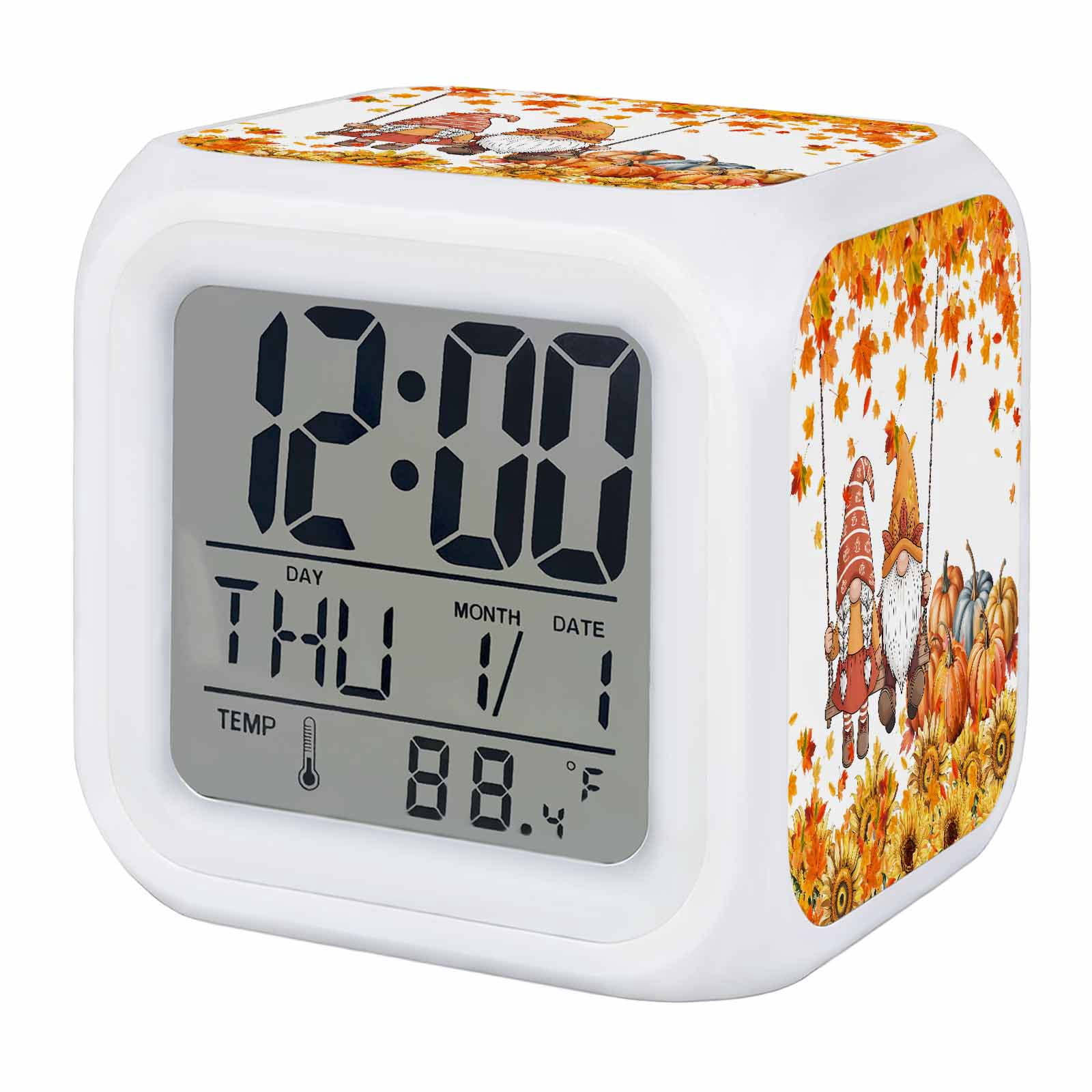 ※merbuyer SLOWER LED Alarm Clock Tyrannosaurus Rex Digital Alarm Clock for Bedrooms,Smart LED Alarm