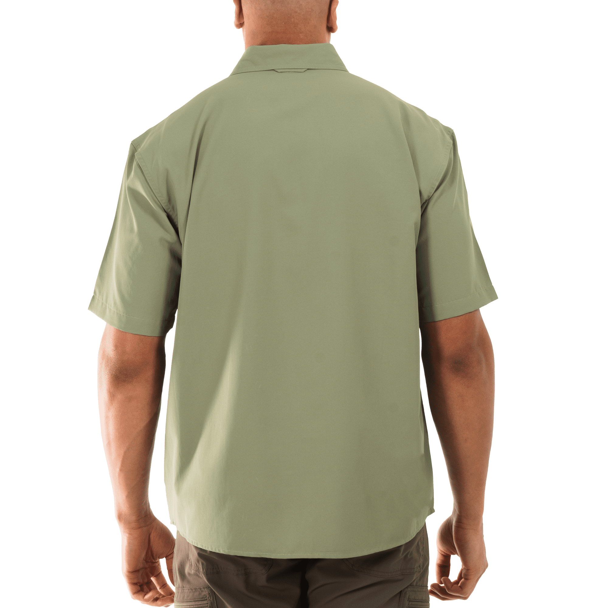 Realtree Men's Oil Green 2XL Short Sleeve Guide Shirt