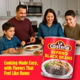 thumbnail image 3 of (12 pack) La Costeña Canned Refried Black Beans, 20.5 oz, 3 of 8