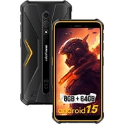 Ulefone Armor X12 Pro, 4G Rugged Phones, Android 15 8GB 64GB, 5.45 Inch HD Display, 4860mAh- Green/Black/Orange