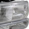thumbnail image 4 of AKKON - 4 Pieces Combo For 1999-2002 Sivlerado 00-06 Suburban Tahoe Headlights Front Lamps + Bumper Signal Lights LH+RH Pair, 4 of 5