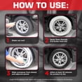 thumbnail image 5 of (2 pack) Black Magic Tire Wet Foam 18 oz. Tire Shine - 800002220, 5 of 10