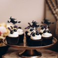 thumbnail image 4 of 24 toppers para cupcakes de bruja con brillo negro Arthsdite, 4 of 4