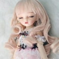 thumbnail image 5 of Perruque Poupée BJD/SD346Loli Fille Frange Cheveux Longs Accessoires Perruque Cheveux Bouclés Ondulés, 5 of 5