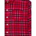 thumbnail image 3 of Wonder Nation Long Sleeve Flannel Top, Sizes 4-18 & Plus, 3 of 3