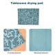 thumbnail image 2 of Paquete de 2 alfombrillas absorbentes para secar platos, lavables a máquina, para encimera de cocina, tamaño grande (vid azul), 2 of 8