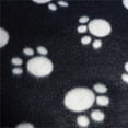 thumbnail image 5 of Cute Dog Bed Mats Soft Flannel Fleece Paw Foot Print Warm Pet Blanket Sleeping Beds Cover Mat For Small Medium Dogs Cats black white, 5 of 8