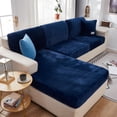 thumbnail image 2 of CJC L-Shaped Sectional Sofa Cover, Wear-Resistant Couch Cushion Slipcovers, Stretch Cushion Case Replacement, Universal Furniture Protector, 9 Colors, 2 of 9