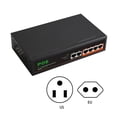 thumbnail image 3 of EU Plug EU Plug Conmutador Ethernet 2+4fas Diewu 2 Uplink + 4 100m Puerto 100-240v 62w Fuente de alimentación, 3 of 5