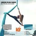 thumbnail image 2 of KFFKFF Aerial Fabric & Yoga Sling, 33 Feet, Aerial Yoga Hammock Set with 100gsm Nylon Material, Comprehensive Rigging Equipment & Simple Installation Manual, 2 of 9