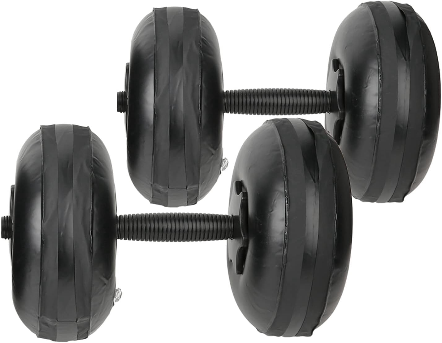 Adjustable Water-Filled Dumbbells Set 8-10kg, Portable PVC Travel Fitness Dumbbells for Workout, Yoga, Body Toning and Home Gym