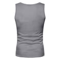 thumbnail image 5 of XZNPDUCQ Men's Tank Tops Quick Dry Workout Swim Beach Shirts Sleeveless Shirts for Bodybuilding Gym Fitness Training XXL,Light Gray, 5 of 5