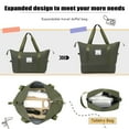 thumbnail image 4 of EUROCO 5 Piece Softside Luggage Set,Expandable Suitcase Set with Duffel Bag,TSA Lock and Spinner Wheels,Lightweight Suitcase for Men Women,Army Green, 4 of 8