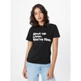 thumbnail image 1 of Men's Front Print T-shirt Shut Up Liver You're Fine 100% Cotton Funny Graphic Summer Casual Top Tee For Adult, Men, Women, Teen, Teenager, Adolescent, Youth, 1 of 7