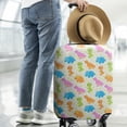 thumbnail image 2 of Colorful Cartoon Dinosaur Pattern Luggage Cover Fashion Suitcase Cover Baggage Covers Fit 25-28 Inch Luggage (Go Travel), 2 of 5