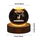 thumbnail image 3 of USB 3D Crystal Ball Night Light Lámpara de atmósfera planetaria Artesanía (ciervo) Likrtyny Libre de BPA, 3 of 8