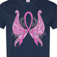 thumbnail image 4 of Inktastic Breast Cancer Awareness with Butterfly Ribbon Words T-Shirt, 4 of 5