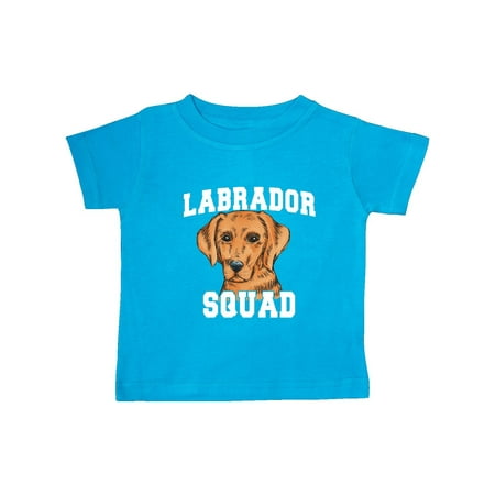 

Inktastic Dog Labrador Squad Gift Baby Boy or Baby Girl T-Shirt