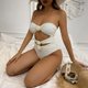 thumbnail image 4 of Trajes de Baño de Bikini de Mujer sin Mangas Set Acolchado de Empuje Sólido, Trajes de Baño de Bikini de Mujer Sexy Y de Apoyo, 4 of 8