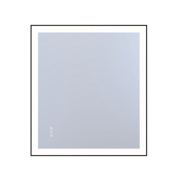 Sumerain LED Bathroom Vanity Mirror with Lights, 32"x36" Front and Backlit Anti-Fog Bathroom Mirror for Wall, Dimmable Brightness, 3 Color Temperature