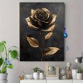 thumbnail image 4 of Golden Rose Decorative Painting/Canvas Art， Suitable for Decorating Living Room， Bedroom， Dining Room， Hallway， and Gallery Walls., 4 of 8