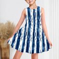 thumbnail image 1 of LOVZFMLL Girls' Summer Short Sleeve Ruffled Lace Round-Neck Embroidery Mesh Princess Bow Skirt, 1 of 9