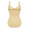 thumbnail image 3 of Bodysuit Tummy Control Thong Shapewear Backless Body Shaper Deep V-Neck Shaper, 3 of 8