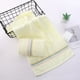 thumbnail image 1 of Nvzi Toallas de baño de 3 piezas, 13,78 x 29,53 pulgadas, perfectas para el día a día, toallas de baño forjadas con arcoíris, ligeras y de secado rápido (amarillas), 1 of 5